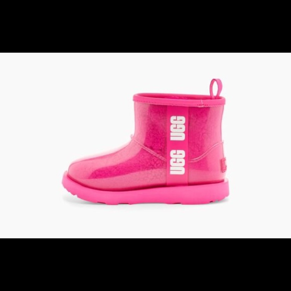 UGG Kids CLASSIC CLEAR MINI II ROCK ROSE COLOR - Picture 3 of 8